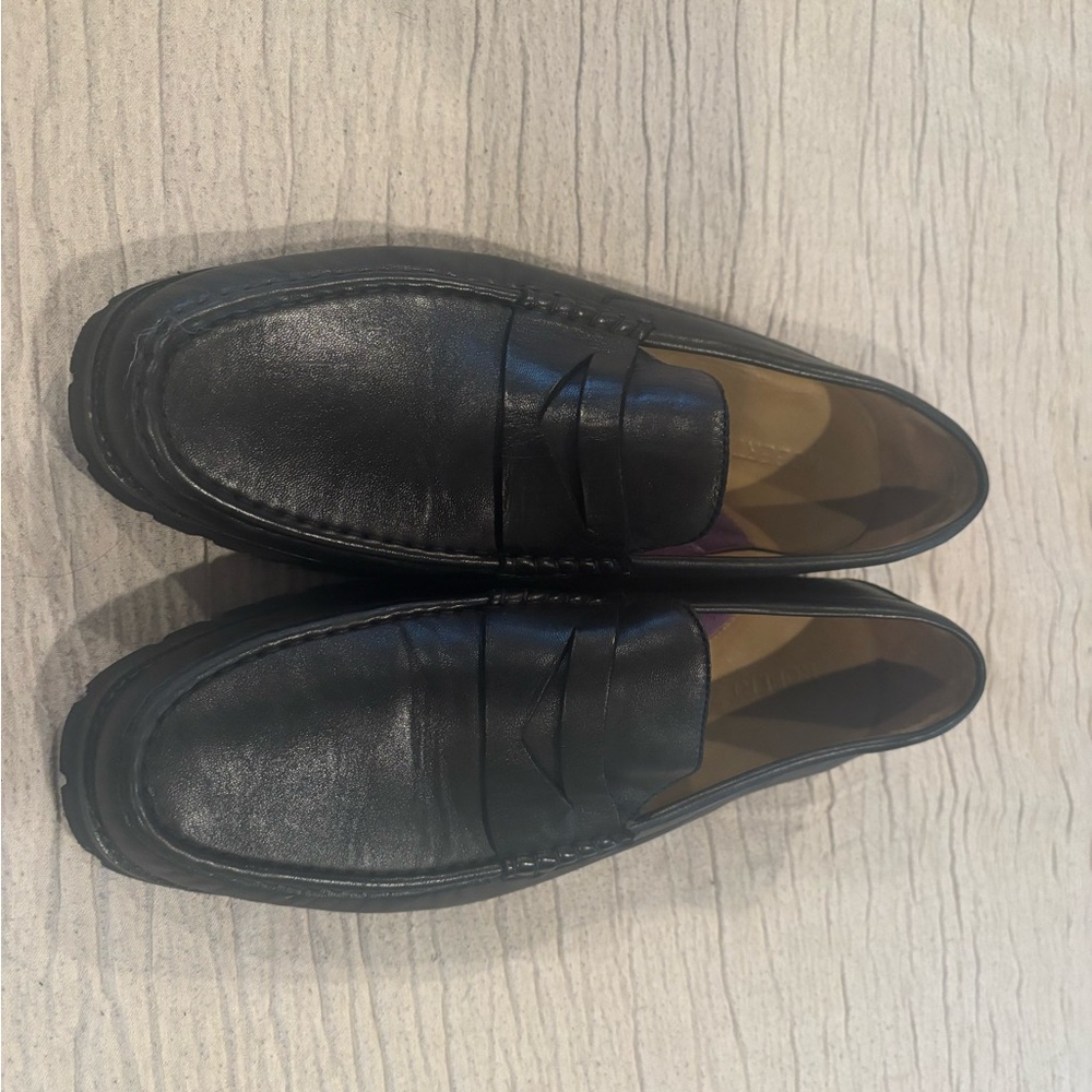 Robert Zur Black Loafers for Men 10.5